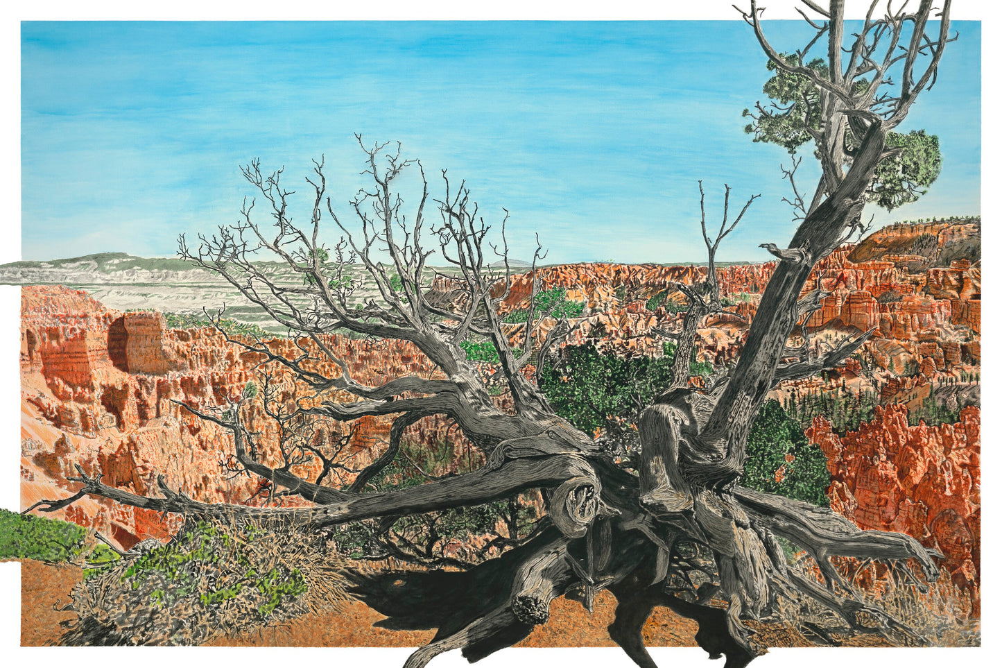 Bryce Canyon Watercolor Painting