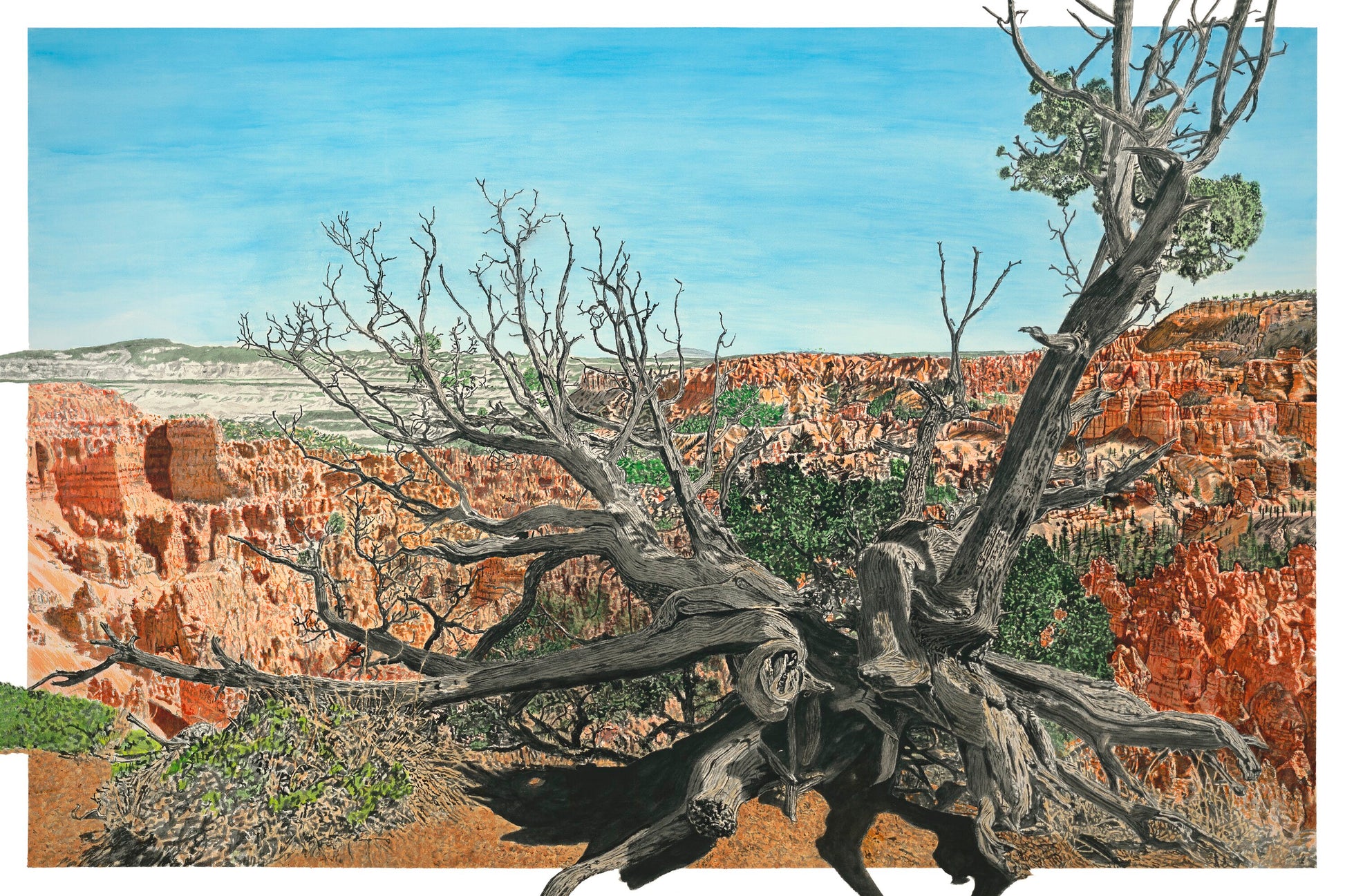 Bryce Canyon Watercolor Painting